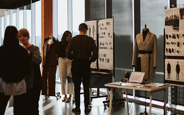 Fashion Displays at Grad Show