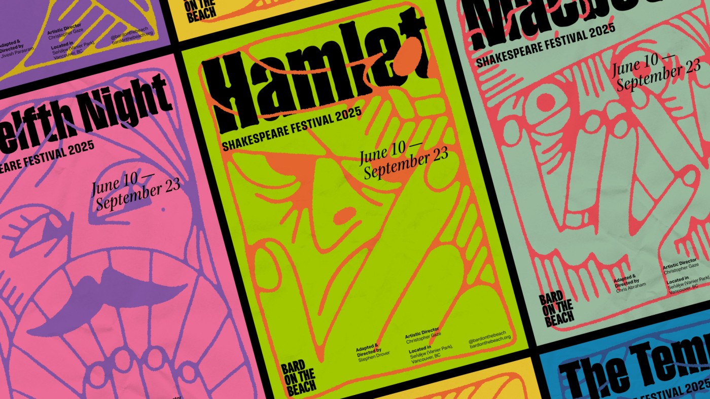 Shakespeare Bard on the Beach posters